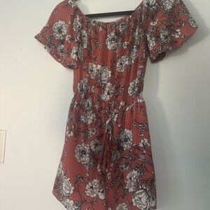 Floral Off-Shoulder Romper